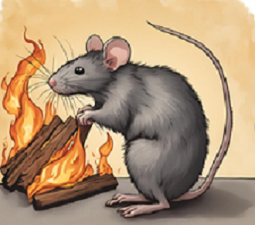 Les rats représentent un risque d'incendie